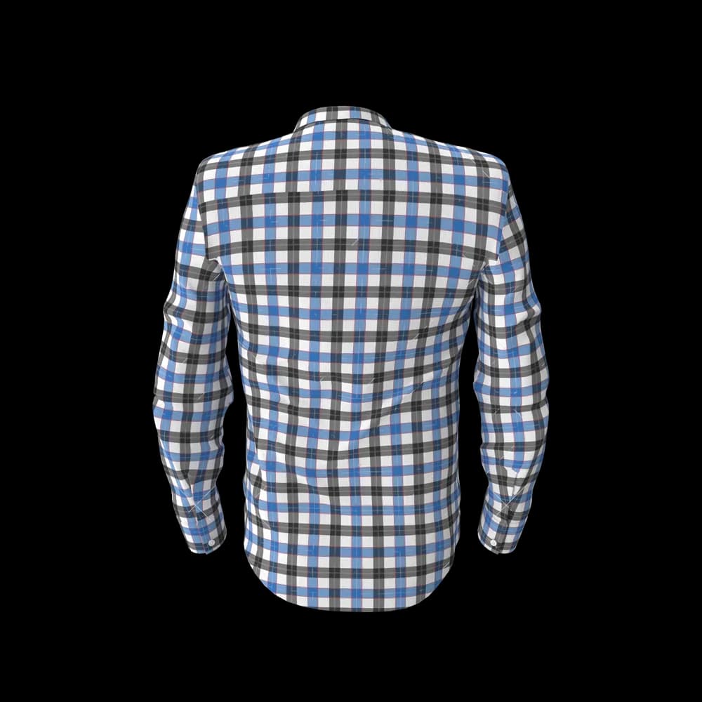 Blue & Black Check Shirt thumbnail 2