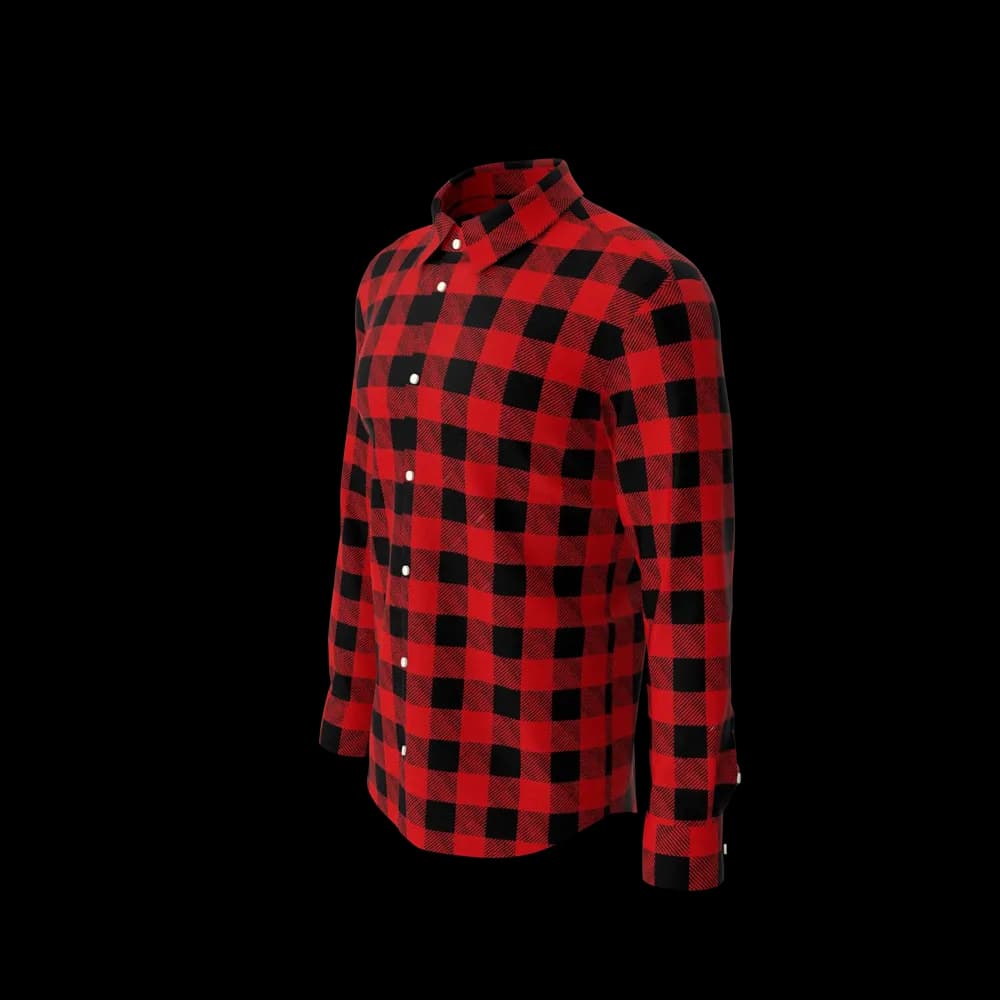 Man Plaid Shirt thumbnail 1