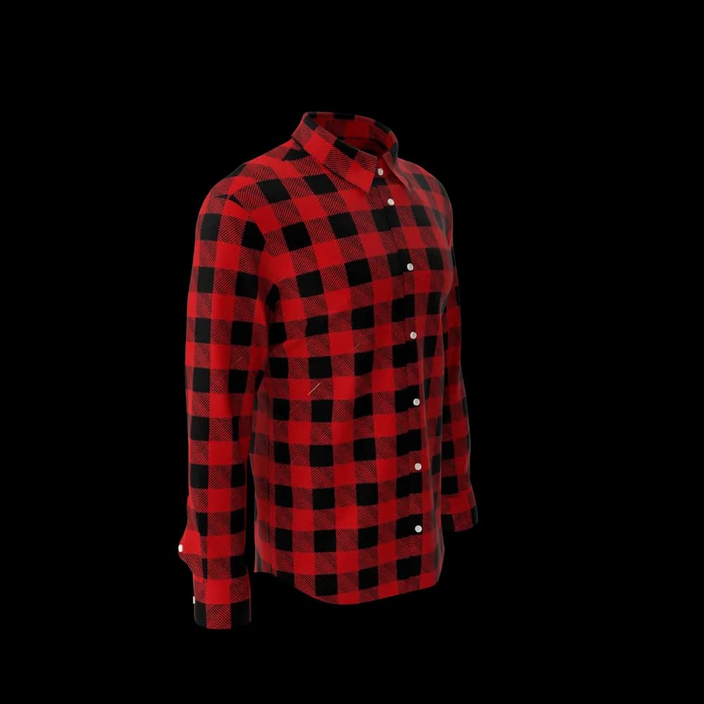 Man Plaid Shirt thumbnail 3