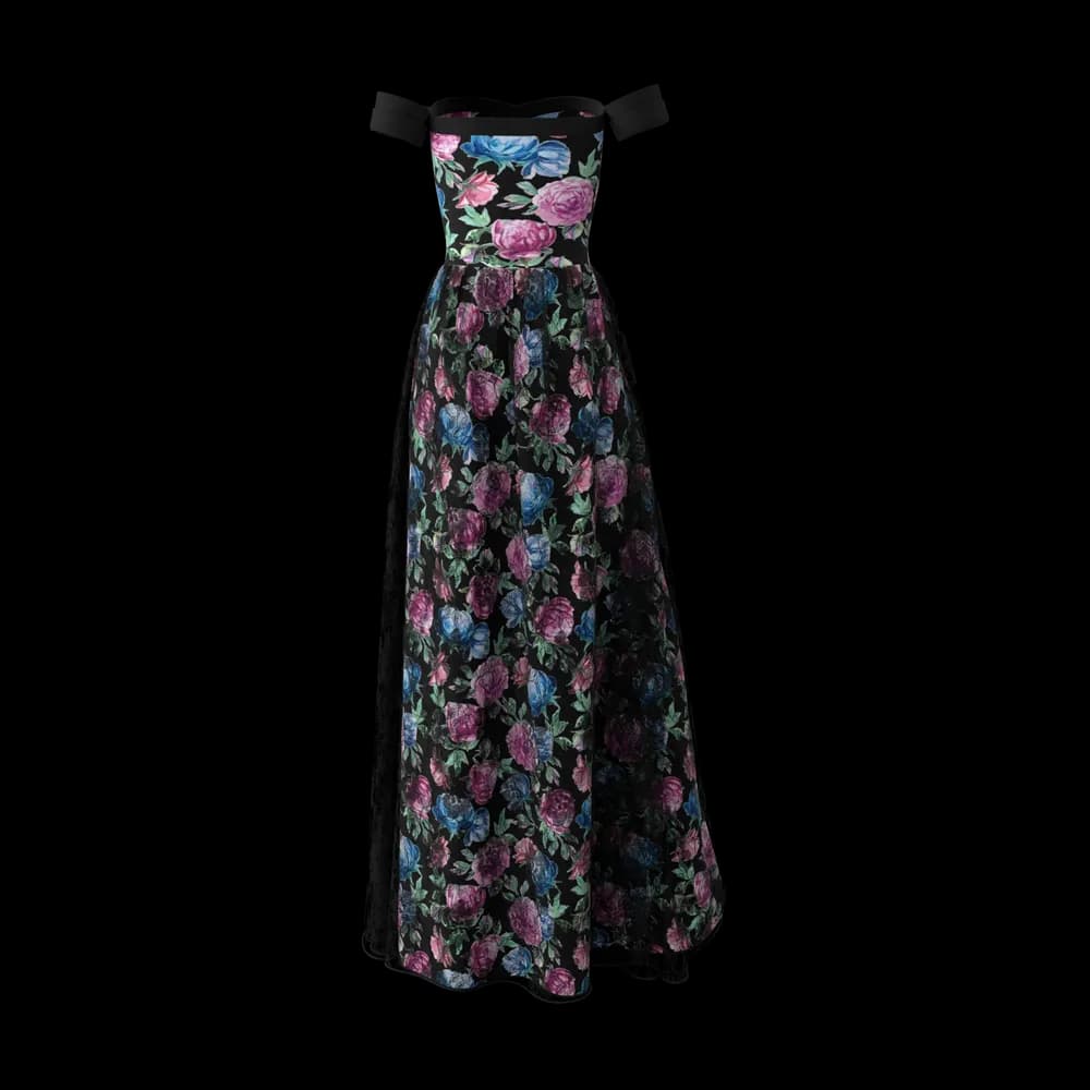 Black Women's Gown thumbnail 2