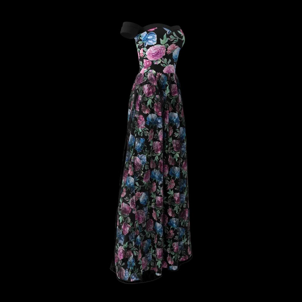 Black Women's Gown thumbnail 3